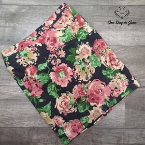 Talbots Petite Floral Skirt Size 10P